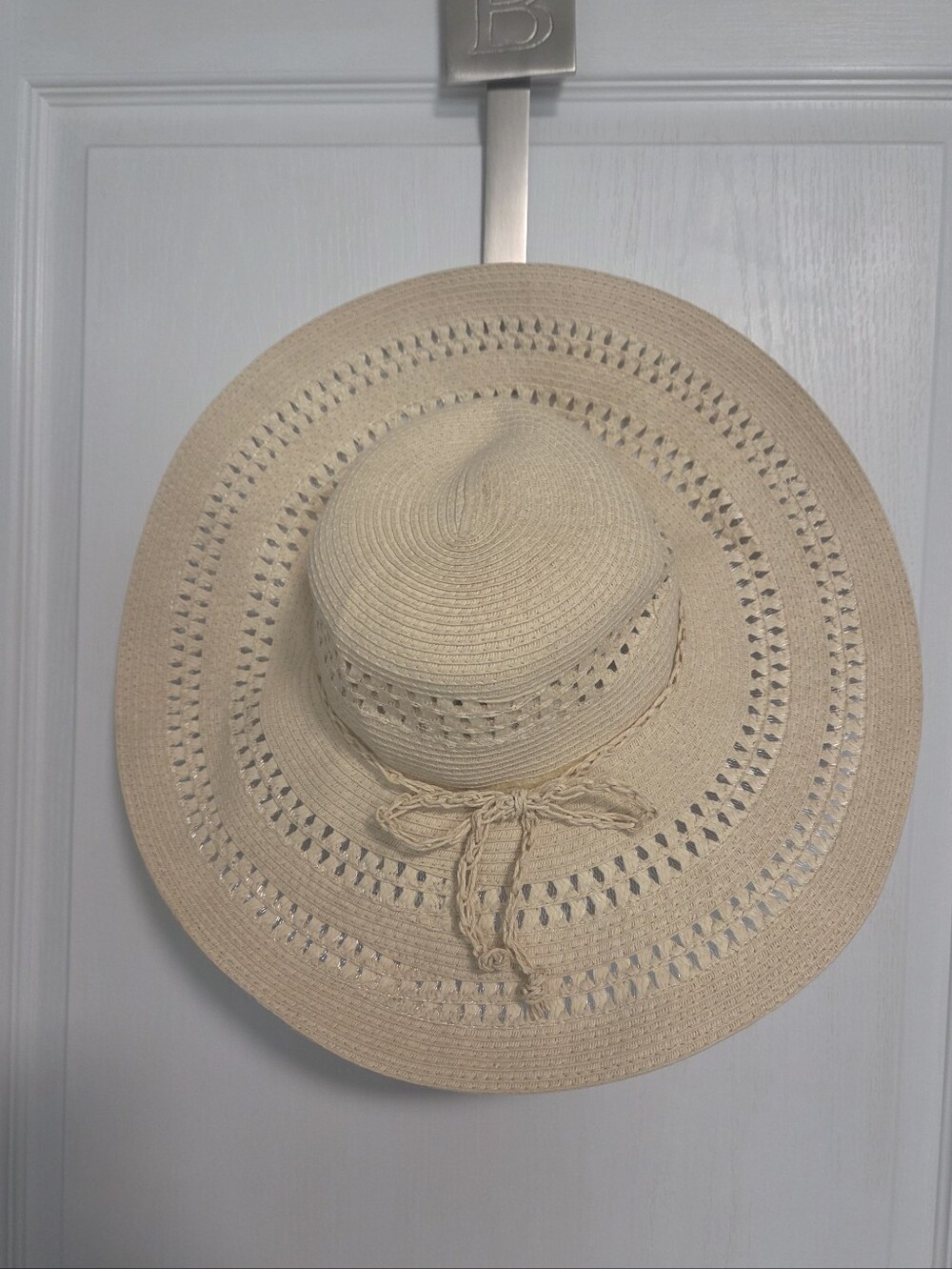 Torrid Wide Brim Sun Hat Floppy Beach Vacation Natural Paper Womens Medium Large